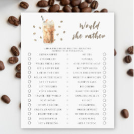 ベビーはアイスコーヒーを醸造している彼女はむしろ