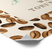 ベビーはアイスコーヒーフローラシャワーへようこそ ポスター (角)