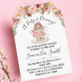 ベビーはイースターティーシャワー招待状を醸造している シーズンカード