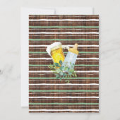 ベビーはカップルの赤ちゃんシャワーを醸造している 招待状 (裏面)