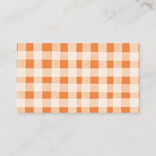 ベビーはカボチャのスパイスベビーシャワーレジストリを醸造している エンクロージャーカード (裏面)