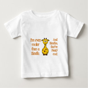 ベビーはクールです; キリンとしてカッコいい ベビーTシャツ
