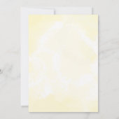 ベビーはコーヒーとベビーボトルベビーシャワーを醸造している 招待状 (裏面)