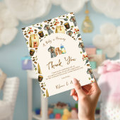 ベビーはコーヒーのエスプレッソ赤ちゃんシャワーを醸造している サンキューカード