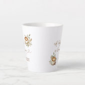 ベビーはコーヒーのマグカップを醸造している | コーヒパーソナライズされたー カフェラテマグ (正面)