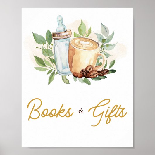 ベビーはコーヒーの本や贈り物を造ること ポスター (正面)