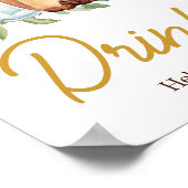 ベビーはコーヒーの赤ちゃんシャワー飲料を醸造している ポスター (角)