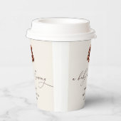 ベビーはコーヒーの赤ちゃん男女兼用シャワーを醸造している 紙コップ (右)