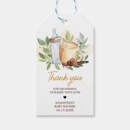 ベビーはコーヒーの醸造メッセージカード ギフトタグ