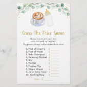 ベビーはコーヒーを醸造している価格ゲームを推測 (正面)