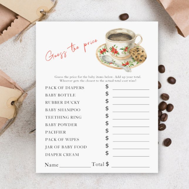 ベビーはコーヒーを醸造している – プライス推測ゲーム (クリエイターアップロード済み)