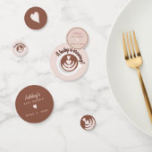 ベビーはコーヒーを醸造するブランチ赤ちゃんシャワー散水 コンフェッティ (グループ)