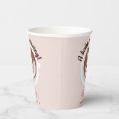 ベビーはコーヒーを醸造するブランチ赤ちゃんシャワー散水 紙コップ (右)