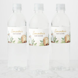 ベビーはコーヒーを醸造する ペットボトルラベル