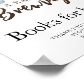 ベビーはコーヒー牛乳を醸造しているベビーのための本 ポスター (角)