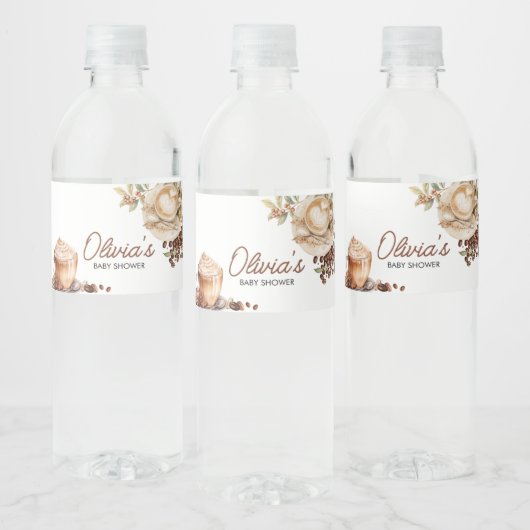 ベビーはコーヒー豆ベビーシャワーを醸造している ペットボトルラベル (ボトル)