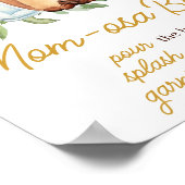 ベビーはコーヒー醸造ベビーシャワーマママオサバー ポスター (角)