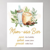 ベビーはコーヒー醸造ベビーシャワーマママオサバー ポスター (正面)