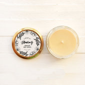 ベビーはゴシックフラワータットベビーシャワー ラウンドシール