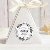 ベビーはゴシックフラワータットベビーシャワー ラウンドシール