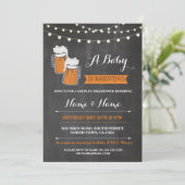 ベビーはシャワービールBBQ BabyQの招待を醸造しています 招待状 (スタンド正面)