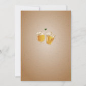 ベビーはツインビールの赤ちゃんシャワーを醸造している 招待状 (裏面)