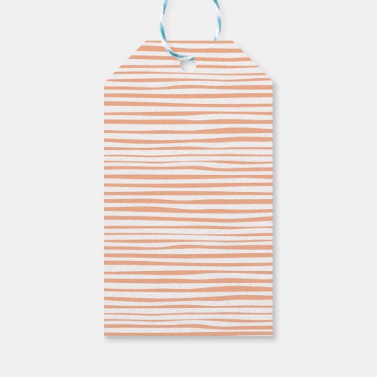 ベビーはハロウィンベイビーシャワーピーチを醸造している ギフトタグ (裏面)