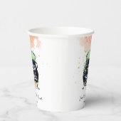 ベビーはハロウィンベイビーシャワーピーチを醸造している 紙コップ (右)