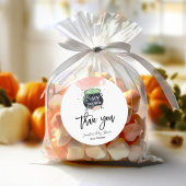 ベビーはハロウィーンの赤ちゃんシャワーピンクのクラスを醸造している ラウンドシール