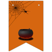 ベビーはハロウィーンシャワーウィッチバナーを醸造している バンティングフラッグ (第1の旗)