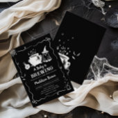 ベビーはハロウィーンベビーシャワーを醸造している 招待状