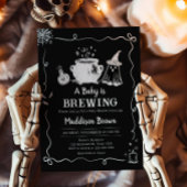 ベビーはハロウィーンベビーシャワーを醸造している 招待状