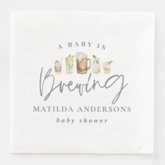 ベビーはビールのベビーシャワーを醸造している (正面)