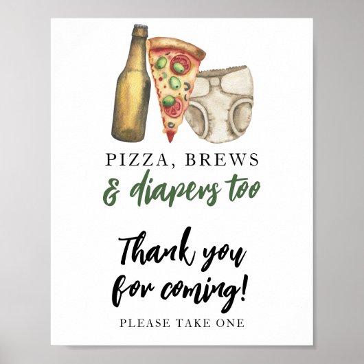 ベビーはビールを醸造している来ありがとう ポスター (正面)