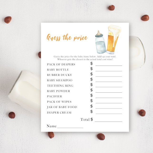 ベビーはビールを醸造している – プライス推測ゲーム (クリエイターアップロード済み)