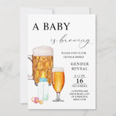 ベビーはビール醸造とボトルジェンダーの明かす 招待状 (正面)