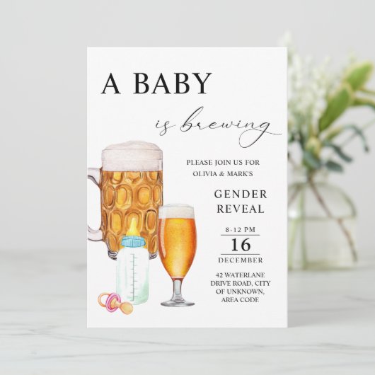 ベビーはビール醸造とボトルジェンダーの明かす 招待状 (スタンド正面)