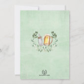 ベビーはビール醸造&ボトルコードシャワー 招待状 (裏面)