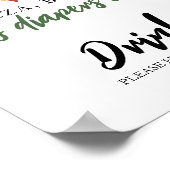 ベビーはビール飲料を醸造している ポスター (角)