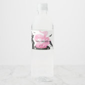 ベビーはピンクの魔女の赤ちゃんシャワーを醸造している ペットボトルラベル (正面)