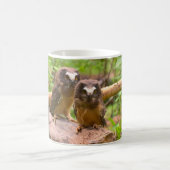 ベビーはフクロウのマグを磨くために見ました コーヒーマグカップ (中央)