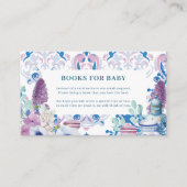 ベビーはフローラ茶の醸造パーティーベビーシャワー エンクロージャーカード (正面)