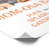 ベビーはブルーイングオレンジハロウィーンマムオサバー ポスター (角)