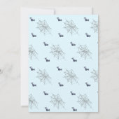 ベビーはブルーイングハロウィーン招待状 招待状 (裏面)