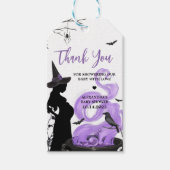 ベビーはブルーイングパープルウィッチメッセージカード ギフトタグ (正面)