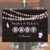 ベビーはブルーイング女の子カップルの赤ちゃんシャワー 招待状