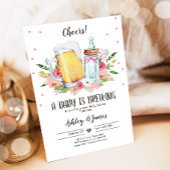 ベビーはブルーイング女の子応援Coed赤ちゃんシャワーInv 招待状