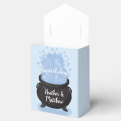 ベビーはブルーイング魔女の赤ちゃんシャワーゴシックブルー フェイバーボックス (オープン)