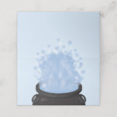 ベビーはブルーイング魔女の赤ちゃんシャワーゴシックブルー プレイスカード (外部開封)