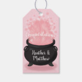ベビーはブルーイング魔女シャワーゴシックピンクガール ギフトタグ (正面)